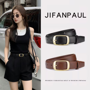 JIFANPAUL | Dây Nịt Da Thật Mới Cho Phụ Nữ Màu Đen