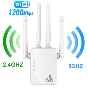1200Mbps WiFi Signal Intensifier WiFi Intensifier Suitable For 360 Full Coverage Of Domestic Dual-band Outdoor Signal Amplifier