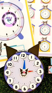 TICK-TOCK Belajar Masa-- Kuromi |Jam Latihan |Time Learning
