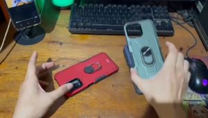 Casing Hp Untuk Oppo A17/A17k Case Robot Hit Eye Whit Ring Transformer Phantom Hybrit Armor