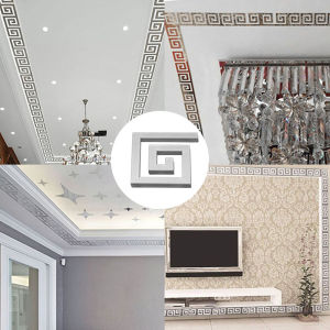 【Naitre】10Pcs Acrylic Wall Mirror Sticker with Adhesive for Living Room Bedroom Edge Strip Corner Line Building Border Home Decoration