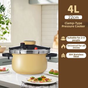 Double Happiness | Home Use Large Capacity Easy One-hand Opening Multipurpose Pressure Cooker