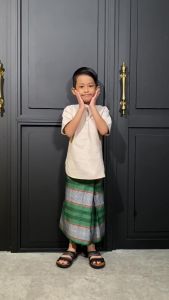 sarung Tenun Anak Motif Salur Terlaris
