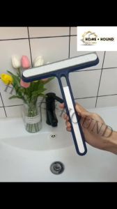 HOME + HOUND 3 in 1 Detachable Cleaning Brush Multipurpose Wiper with Small Deep Clean Brush for Kitchen Home Car Bathroom Mirror Shower