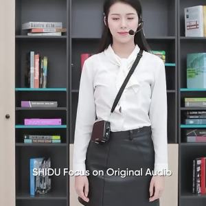 SHIDU Voice Amplifier for Teacher S512 Voice Amplifier Speaker with Microphone for Teachers Portable Loudspeaker TF Card USB Flash Drive MP3 Play back Audio Recording