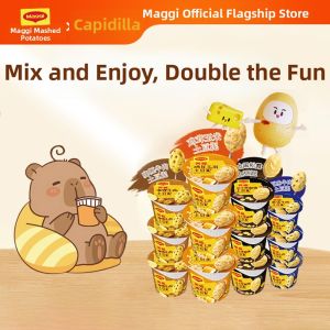 Maggi | Instant Ready-to-Eat Mashed Potato Snacks for Breakfast and Dinner 35g*6
