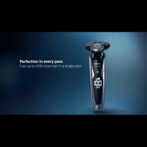 Máy cạo râu khô và ướt Philips Norelco Series 9000 Shaver 9850 thương hiệu Philips S9733/90 - Hàng nhập khẩu