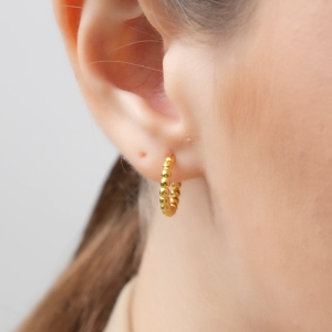 Chow Sang Sang 周生生 Cultural Blessings 999.9 Earrings 95309E