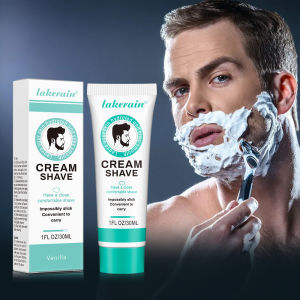 Natural Shaving Cream For Men Facial Care Rich And Dense Foam Effectively Softens Beard For Easy Shaving Gentle For All Beard T