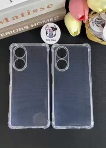 Ốp lưng Oppo A38 A18 4G chống sốc silicon dẻo trong Cowcase | Vỏ điện thoại Oppo bảo vệ camera toàn diện