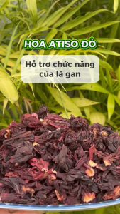 Hoa atiso đỏ sấy khô 500g - tấn phát - Hàng công ty chất lượng cao