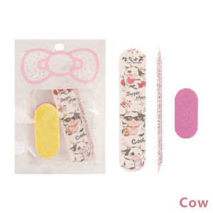 3pcs Mini Nails Sponge File Buffer Block Buffing Sanding File Pedicure Nail File Cuticle Pusher Buffer Cleaning Manicure Tools