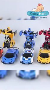 Xe ô tô điều khiển từ xa biến hình siêu nhân Đồ Chơi Điều Khiển Từ Xa Cho Bé 4-6 Tuổi - Lazada