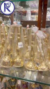 ✨ เชิงเทียนทองเหลืองแท้ขัดเงา ขนาด 67 นิ้ว (ราคาต่อคู่) | คลังนานาธรรม สังฆภัณฑ์