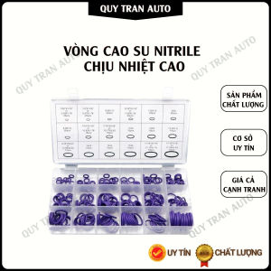 Bộ ron sim điều hoà đệm cao su Nitrile chịu nhiệt chống bám dầu nhiều kích thước (18 size -270 cái) - Quý Trần Auto