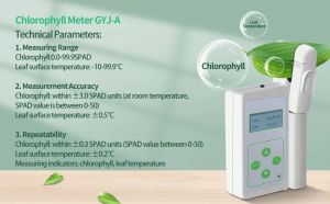 GYJ-B Plant Health Meter 5-in-1 Chlorophyll/Nitrogen/Temp/Humidity/SPAD Excel Data Export Precision Farming Tool