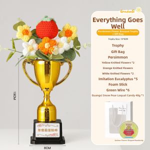 BENMEI | Teachers Day Gift Knitted Bouquet Handmade Trophy
