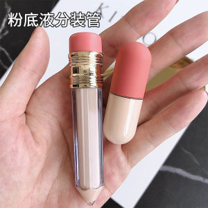 Liquid Foundation Storage Bottle Pen Capsule Rotate Lip Lacquer Lip Brush Makeup Travel Portable Liquid Concealer Essence Sample Bottle