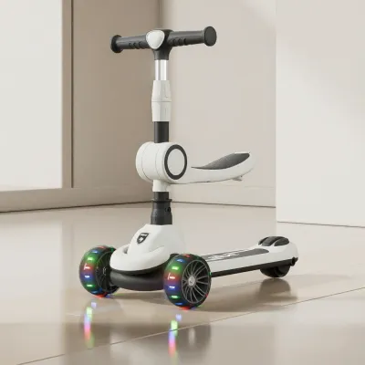 AGUDUO | Anti-Tipping Turnable Kids Scooter