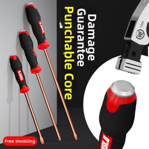 BAOZHILING | Cross and Flat Tip Heavy Duty Impact Resistant Long Arm Screwdriver