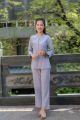 Set Lam Đi Chùa , Áo Lam đẹp đi chùa , đồ bộ đi chùa ,đồ lam đẹp , truyền thống. 