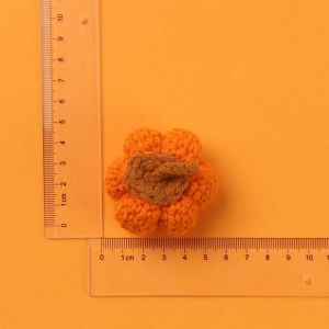 Finished Handmade Pendant Persimmon Peanut Apple Strawberry Peach Pear Keychain Wool Sunflower Knit Product