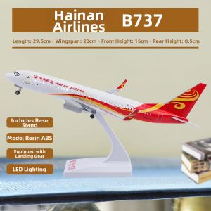 CHENXING | Large With Wheels Lights Airplane Model