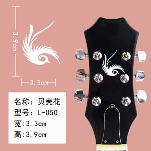 Đàn Guitar Headstock Decal Dân Gian Đàn Guitar Vỏ Lớp Ngoài Chất Liệu Trang Trí Xác Thực Ngọc Trai Tự Nhiên Hoàn Thiện Phụ Kiện Nhạc Cụ