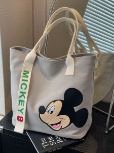 Túi Tote Canvas Túi Mua Sắm Dung Tích Lớn Túi Xách Đeo Vai Đơn Túi Xách Nữ Túi Xách Học Sinh Đi Làm Túi Xách Dệt Kim