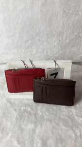 Ultra Thin Simple Multi-card Slots Card Holder Zipper Coin Wallet