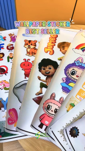 Semesta Ready Stok Wall dan Custom Nama Sticker Motif Jumbo Stiker Dinding Wallsticker SMST Ukuran 40x60