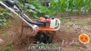 Máy vun cỏ  ngô  rạch rãnh trồng rau cầm tay