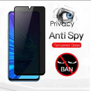 Anti gores privasi Samsung M10S Tempered glass privacy anti kepo anti intip lis hitam spy