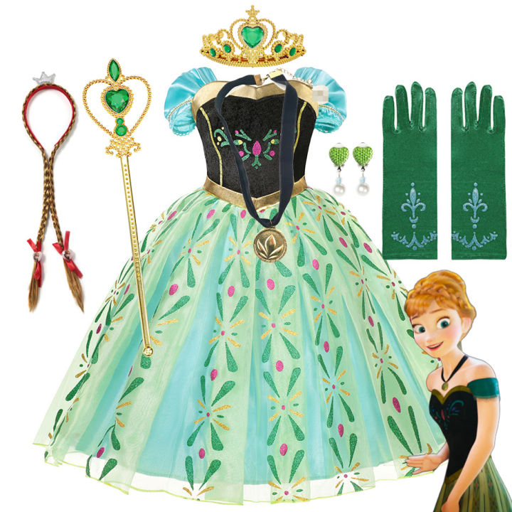 Disney Official Classic Anna Dress Frozen Anna Costume Kids