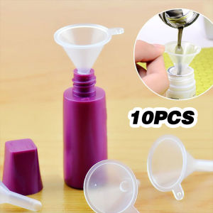 Corong Mini Plastik Transparan / Funnel Untuk Essential Oil Botol Parfum Kecil 10PCS