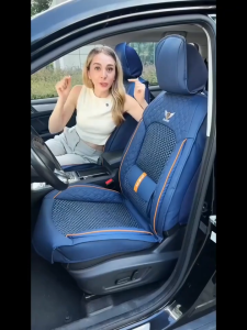 2026 New Nissan special car seat cover fully covering 5-seater car seat protection pad leather ice silk breathable car seat cushion suitable for Navara Almera kicks Exalta Juke Sentra X-gear Livina