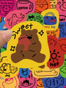 Miếng Dán Điện Thoại Di Động Chống Thấm Nước Sáng Tạo Đơn Giản Màu Sắc 40 Miếng Miếng Dán Trang Trí Cho Điện Thoại Di Động Và Sổ Tay