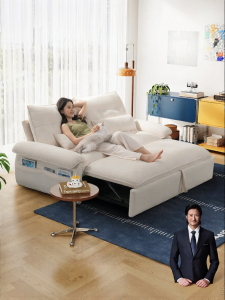 Foldable Dual-Use Sofa Bed Small Living Spaces Single/Double