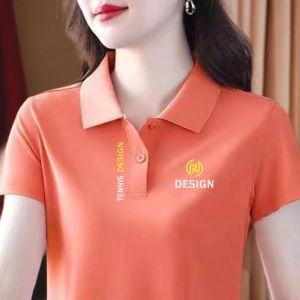 QIAOXIZI | Middle-aged Stylish Polo T-shirt Large Size Flattering