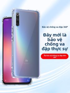 HENYOU | Ốp lưng silicon chống rơi toàn diện cho Xiaomi 9 9SE CC9 Bao bọc toàn bộ ống kính Thiết kế đơn giản Thương hiệu HENYOU