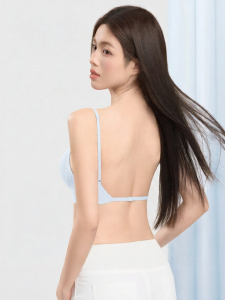 Secret World | Slim Summer Backless Bra for Small Busts Gather Design