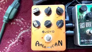 JOYO American Sound Amp Simulator Pedal of Fd 57 Deluxe Amplifier from Clean to Overdrive Sound for Electric Guitar Effect - Bypass (JF-14)