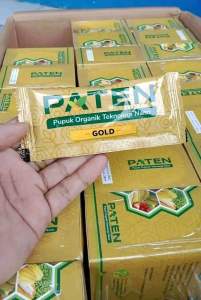 Pupuk PATEN gold untuk sawitpaket hemat 10 box x12 sachet x 25 ml.