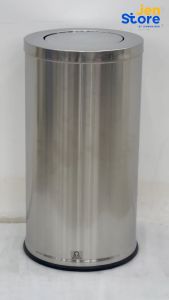 Jenstore Octopus ถังขยะสเตนเลส ทรงกลม ฝาสวิง 53 ลิตร Model : SBW-53E