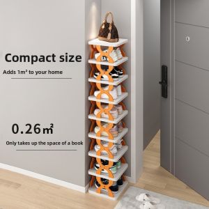 Entryway Space-Saving Layered Shoe Rack