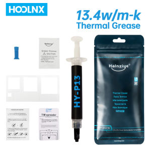 ชุดซิลิโคนจาระบีความร้อน HOOLNX การนำความร้อน 13.4วัตต์/เมตร - สารประกอบความร้อนประสิทธิภาพสูงสติกเกอร์ตกแต่งรถสำหรับจีพียูวีจีเอ CPU SSD