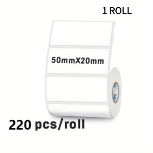 50mm Width Thermal Label Sticker White Self-Adhesive Label Paper Pric DIY Gift Tag Clothing For Thermal Printer