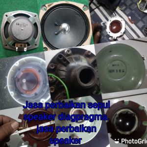Menerima jasa perbaikan lilitan sepul berbagai macam speaker yang tidak ada sparepart penganti untuk di lilit ulang  dengan berbagai macam ukuran dan diameter.Metode perbaikan adalah di lilit ulang . Semua Jenis speaker yang bisa di repair