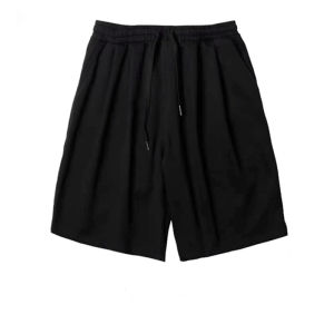 American Retro Cotton Shorts Women High Waist Loose Lazy Five-Point Summer Sports Pants Straight Leg Casual Trousers