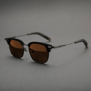 MOKCHEON | Prescription Retro Titanium Wide Polarized Sunglasses 155mm